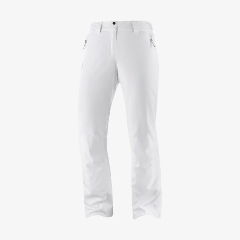 Calça De Esqui Salomon The Brilliant Feminino Branco | PT X51243